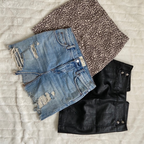 EUC Free People Denim Skirt - Picture 2 of 3